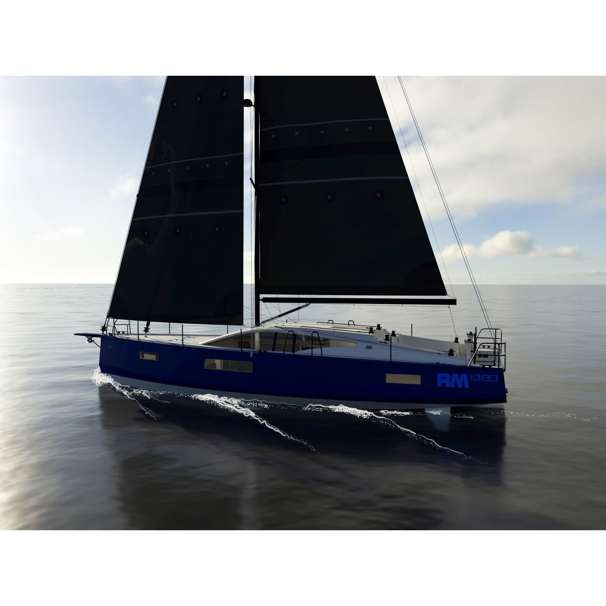 RM1380 Sailing Yacht - 3D Model - View 17