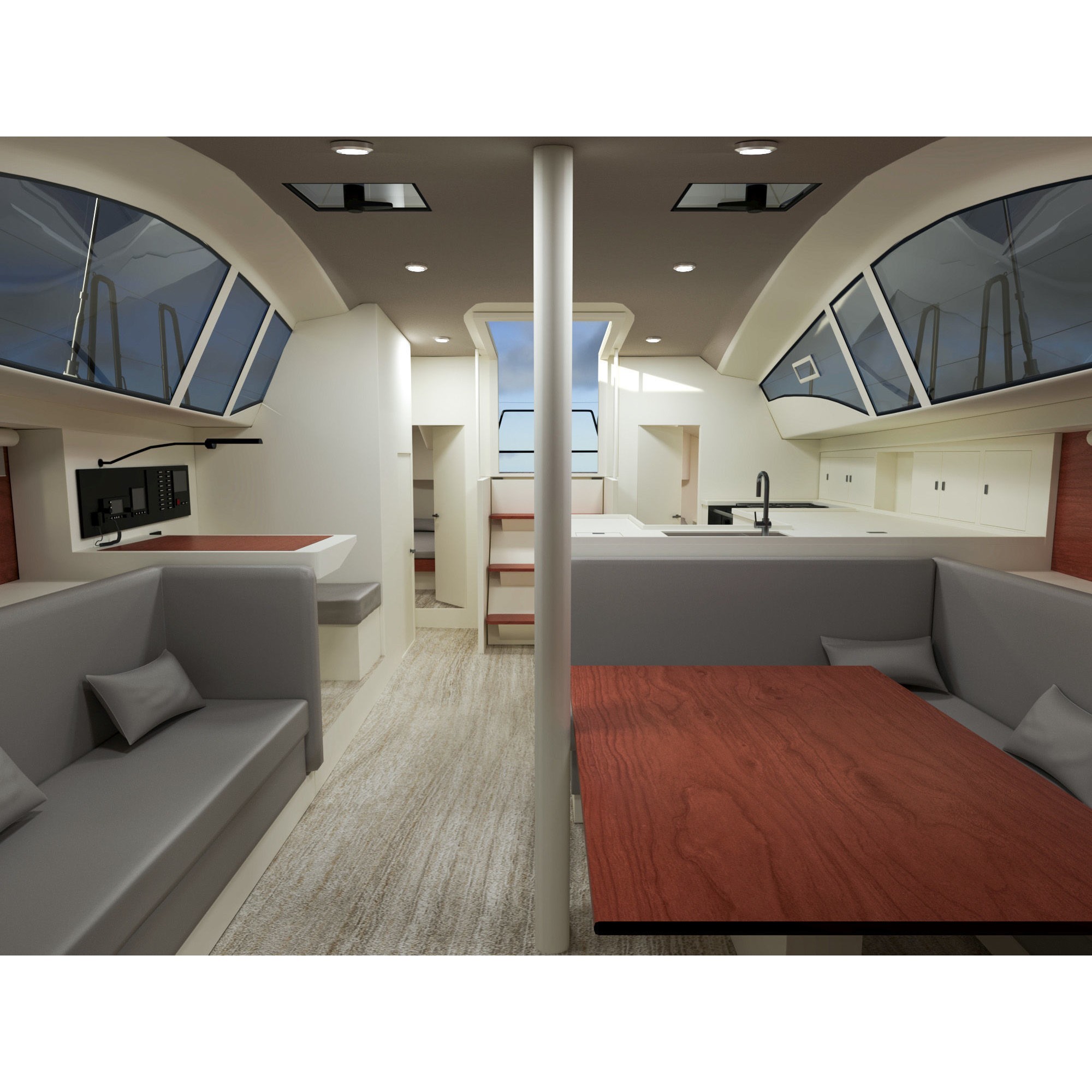 RM1380 Sailing Yacht - 3D Model - View 3
