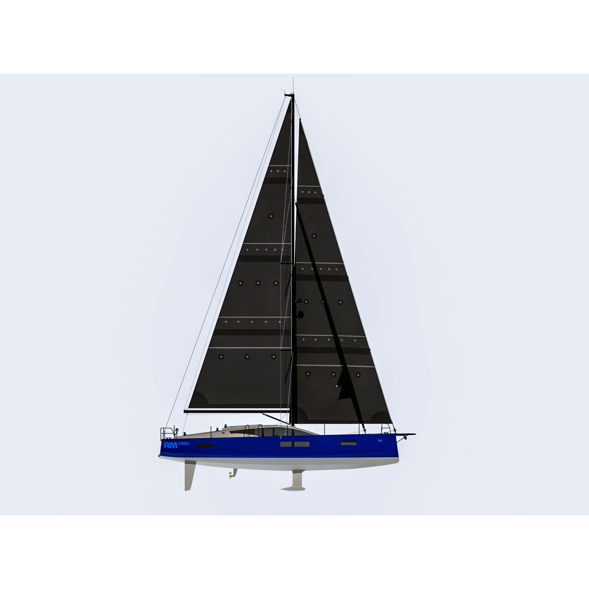 RM1380 Sailing Yacht - 3D Model - View 5