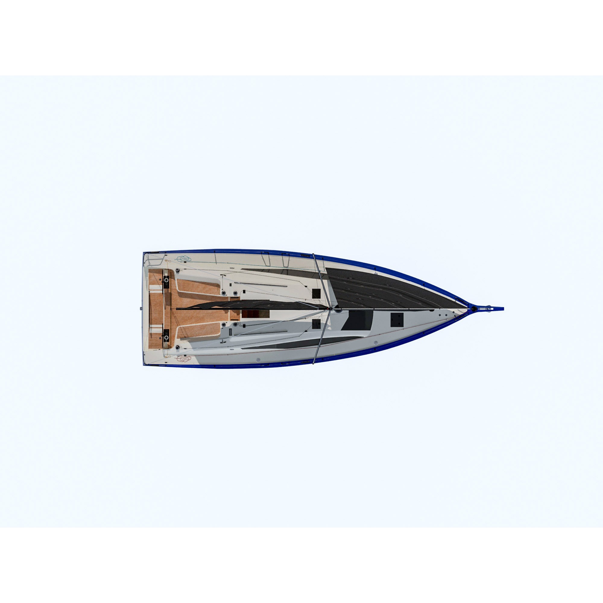 RM1380 Sailing Yacht - 3D Model - View 8