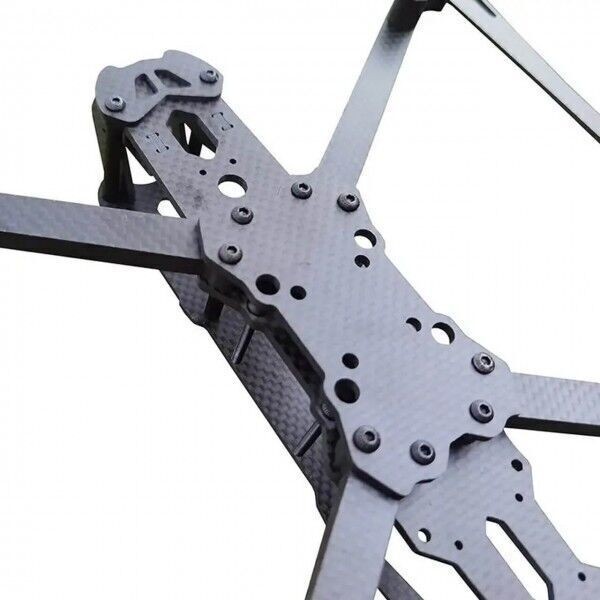 FPV Frame Mark4 v2 3D Model – Low Poly Drone Frame, FBX - View 3