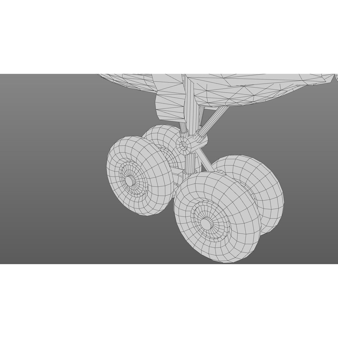 Il-18 Turbopropeller Airliner 3D Model – Animated Commercial Aircraft, FBX - View 15