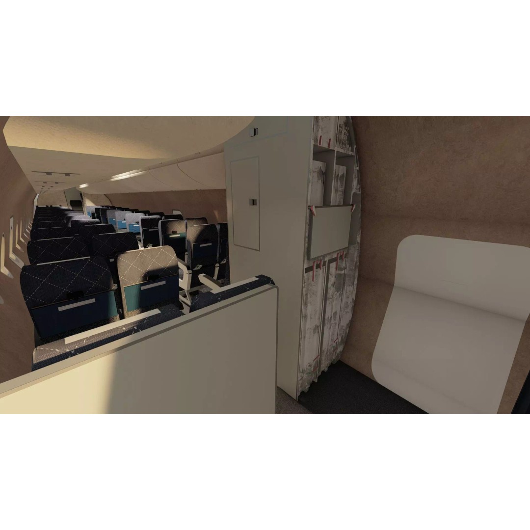 Fokker F-27-200 & Douglas DC-9S 3D Model – Detailed Aircraft Asset, SketchUp - View 24