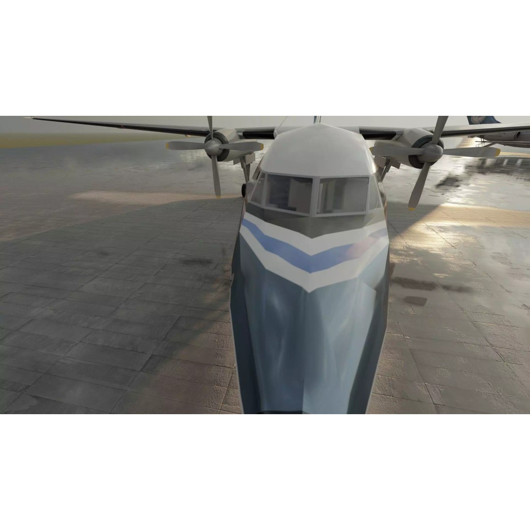 Fokker F-27-200 & Douglas DC-9S 3D Model – Detailed Aircraft Asset, SketchUp - View 31