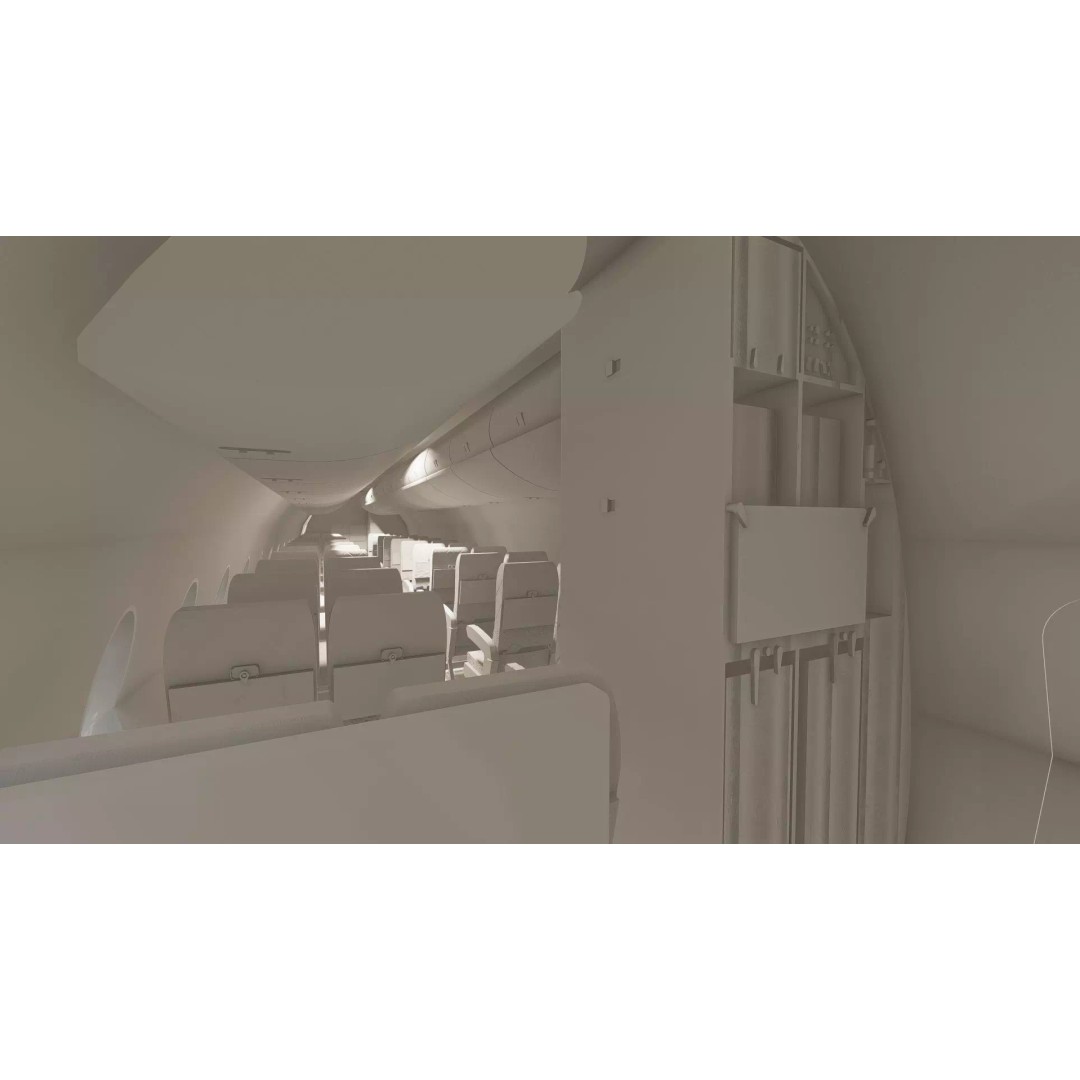 Fokker F-27-200 & Douglas DC-9S 3D Model – Detailed Aircraft Asset, SketchUp - View 45