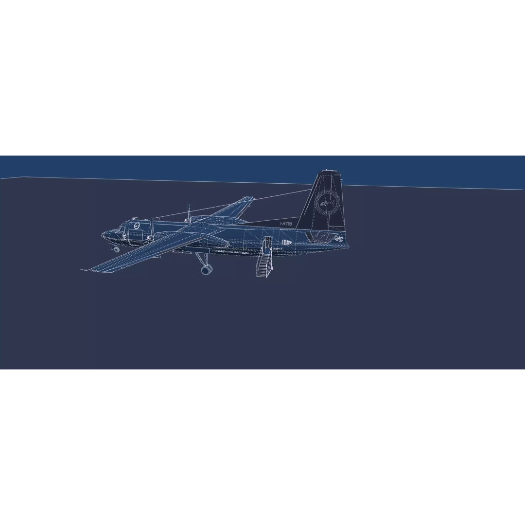 Fokker F-27-200 & Douglas DC-9S 3D Model – Detailed Aircraft Asset, SketchUp - View 50