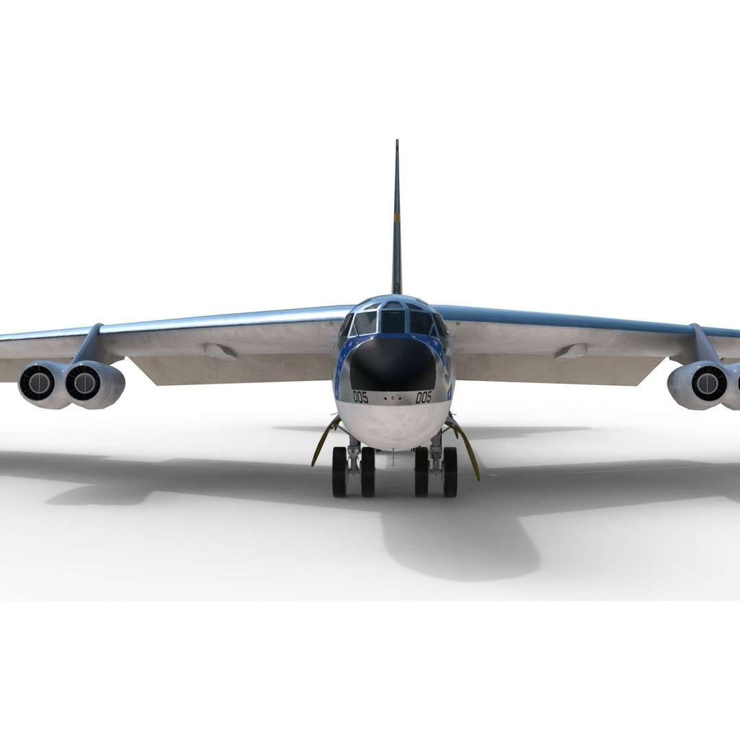B-52 Stratofortress 3D Model – PBR Military Aircraft, FBX - View 15
