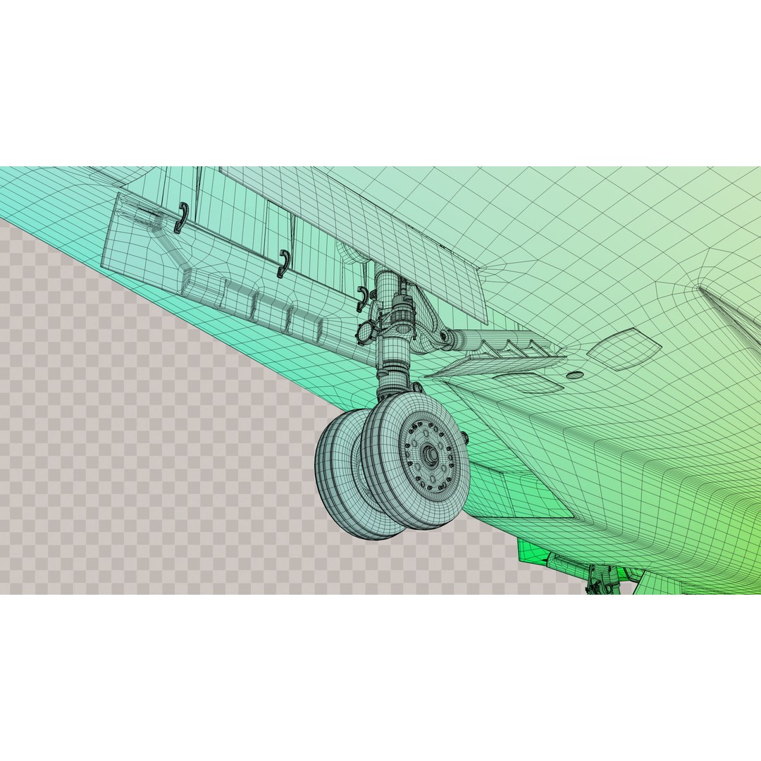 SR-72 Darkstar Scramjet 3D Model – Low Poly Game Ready Aircraft, FBX - View 18