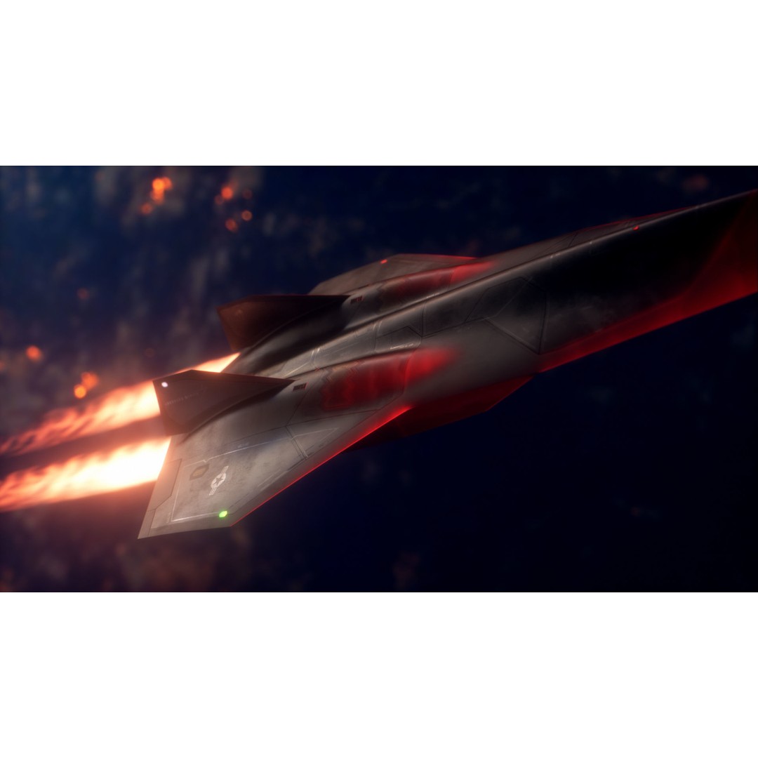 SR-72 Darkstar Scramjet 3D Model – Low Poly Game Ready Aircraft, FBX - View 24