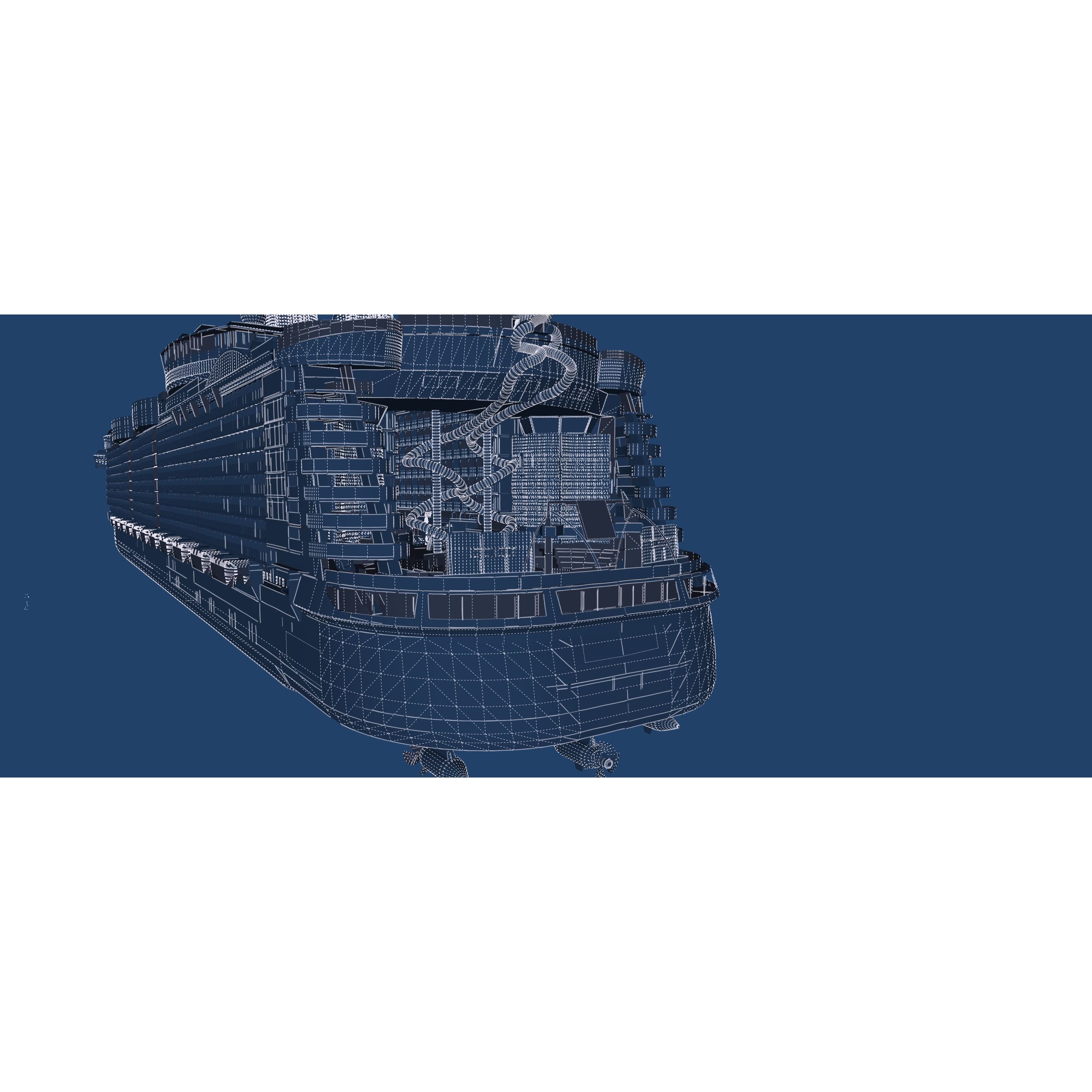 Oasis of the Seas - Detailed Interior 3D Model