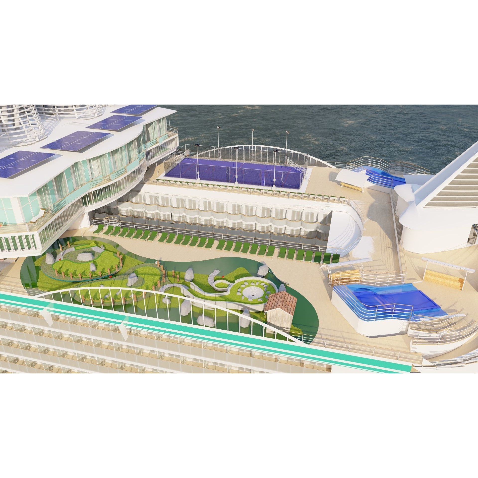 Oasis of the Seas - Detailed Interior 3D Model - View 10