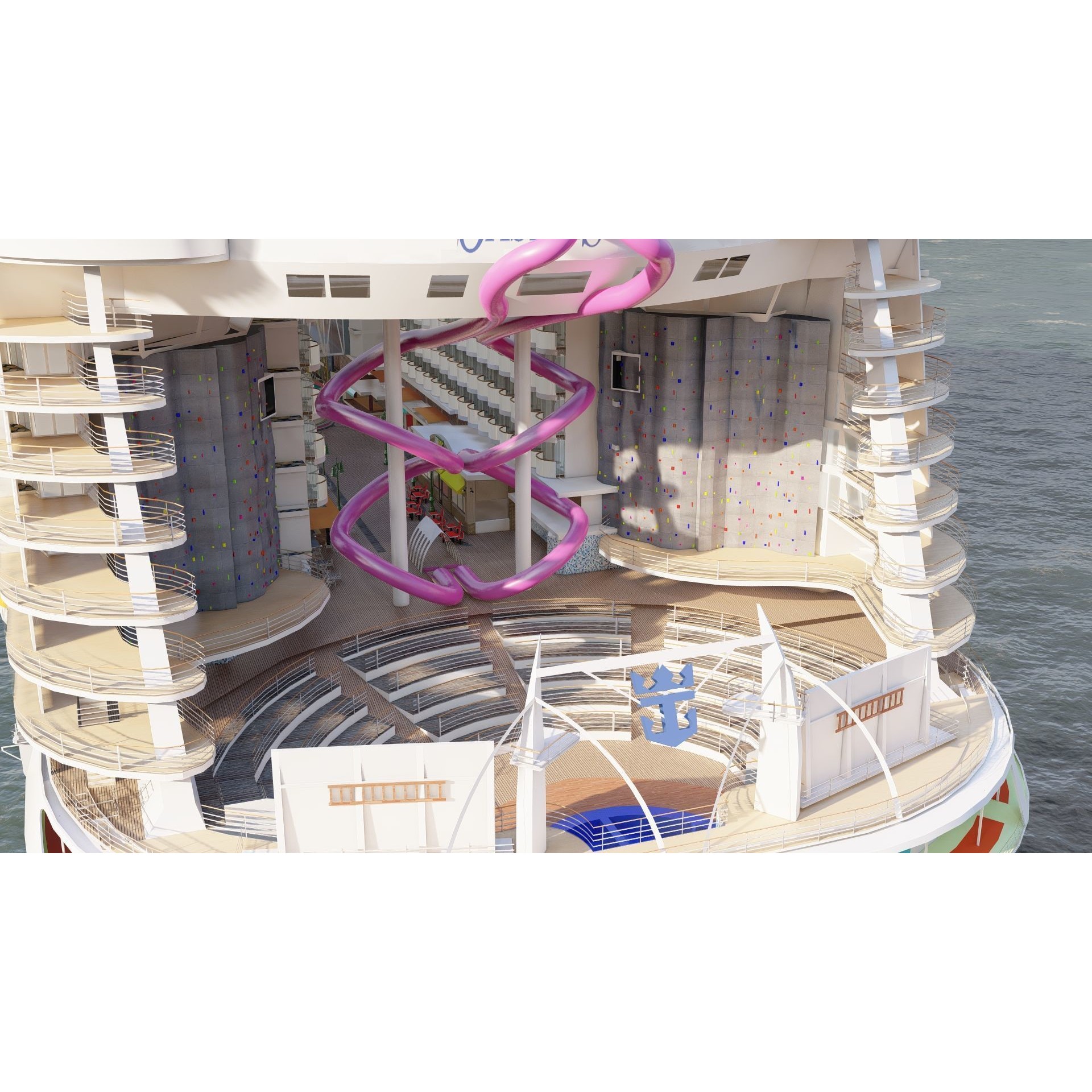 Oasis of the Seas - Detailed Interior 3D Model - View 12