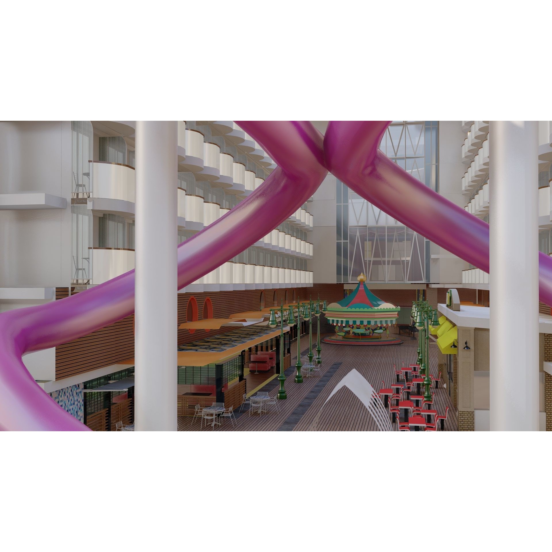 Oasis of the Seas - Detailed Interior 3D Model - View 13