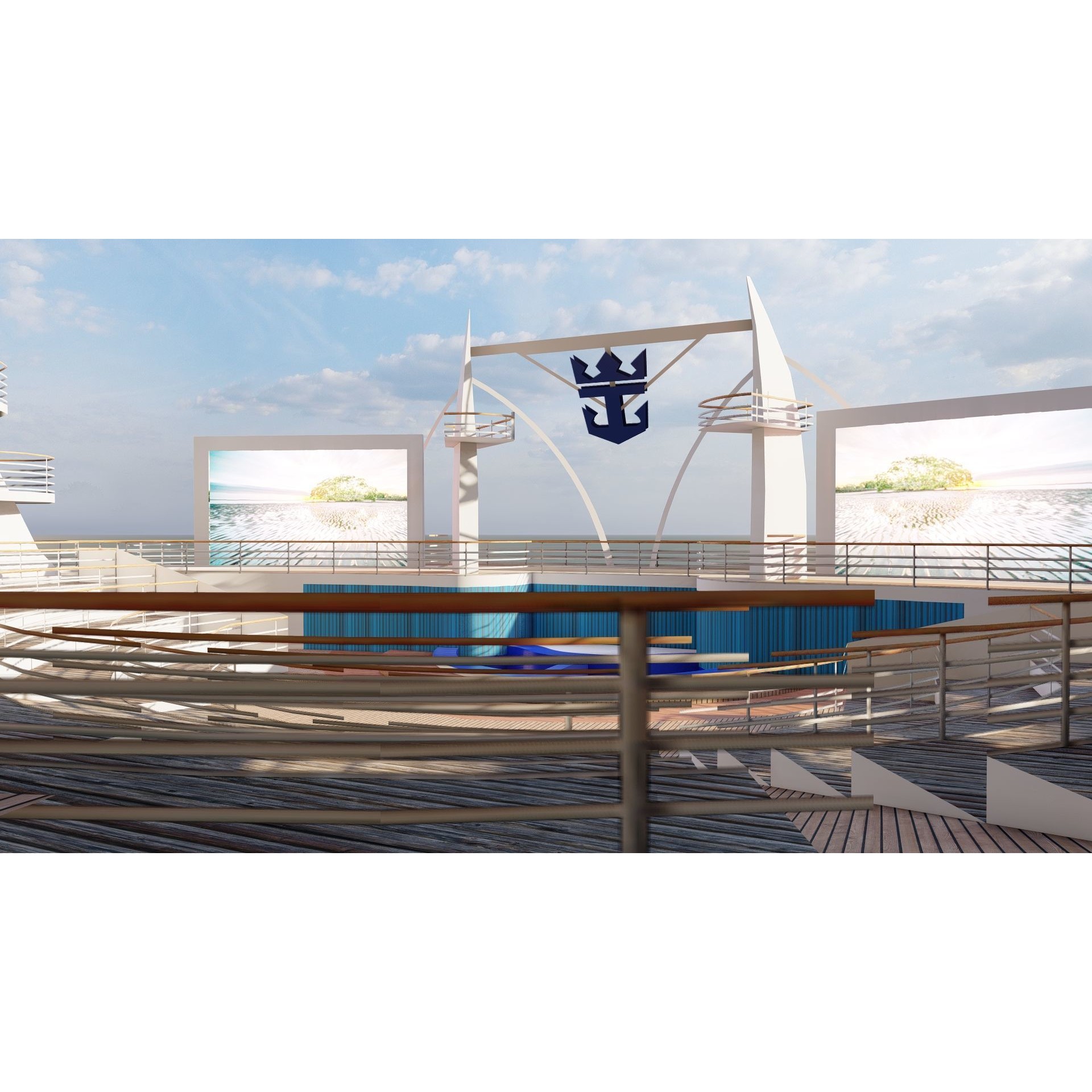 Oasis of the Seas - Detailed Interior 3D Model - View 14