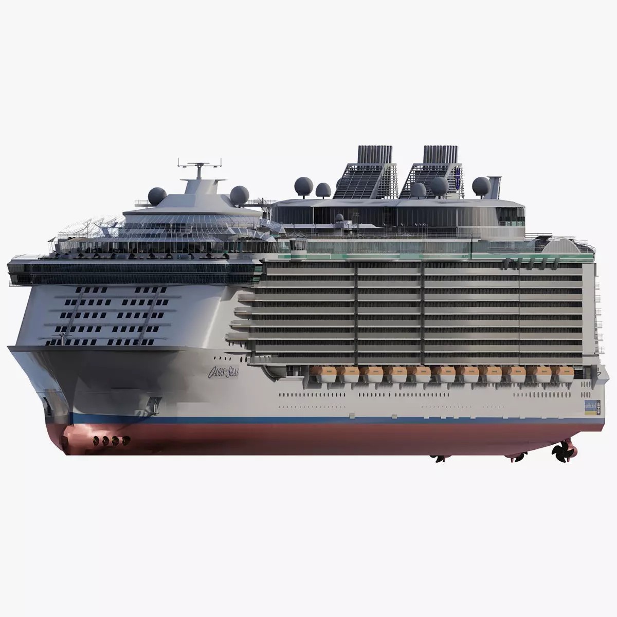 Oasis of the Seas - Detailed Interior 3D Model - View 2