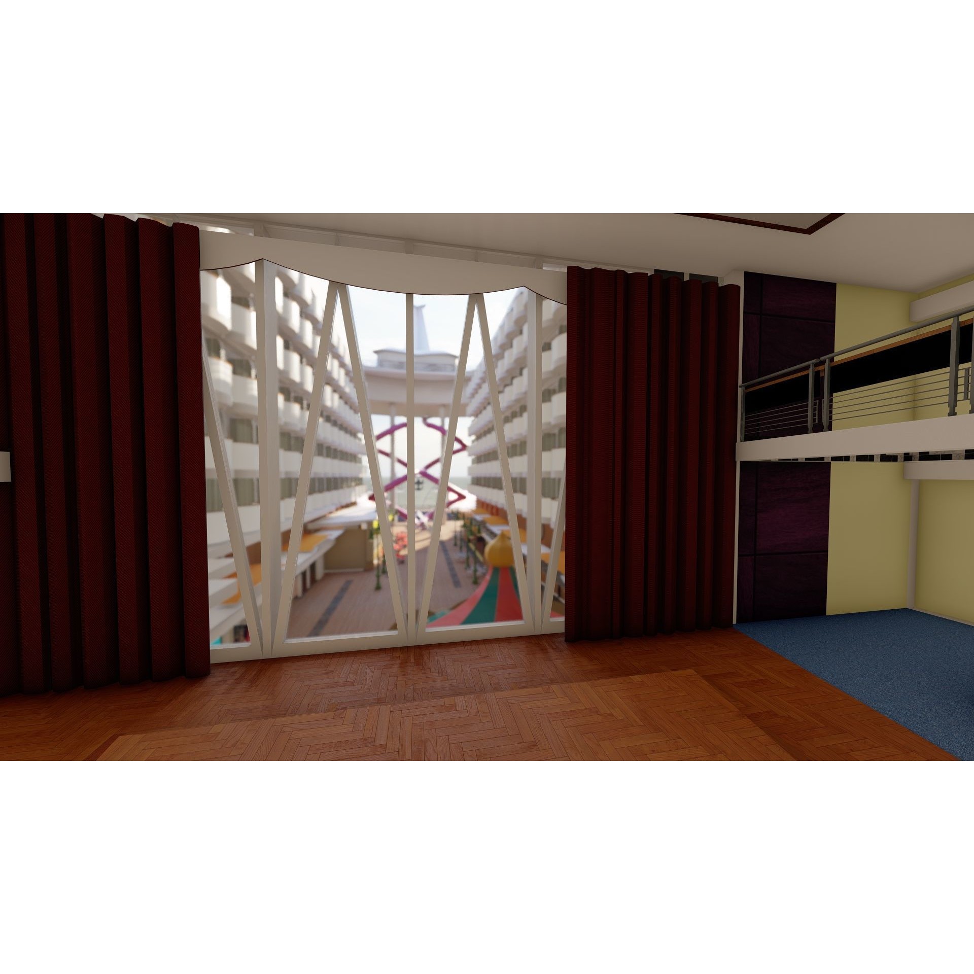 Oasis of the Seas - Detailed Interior 3D Model - View 21