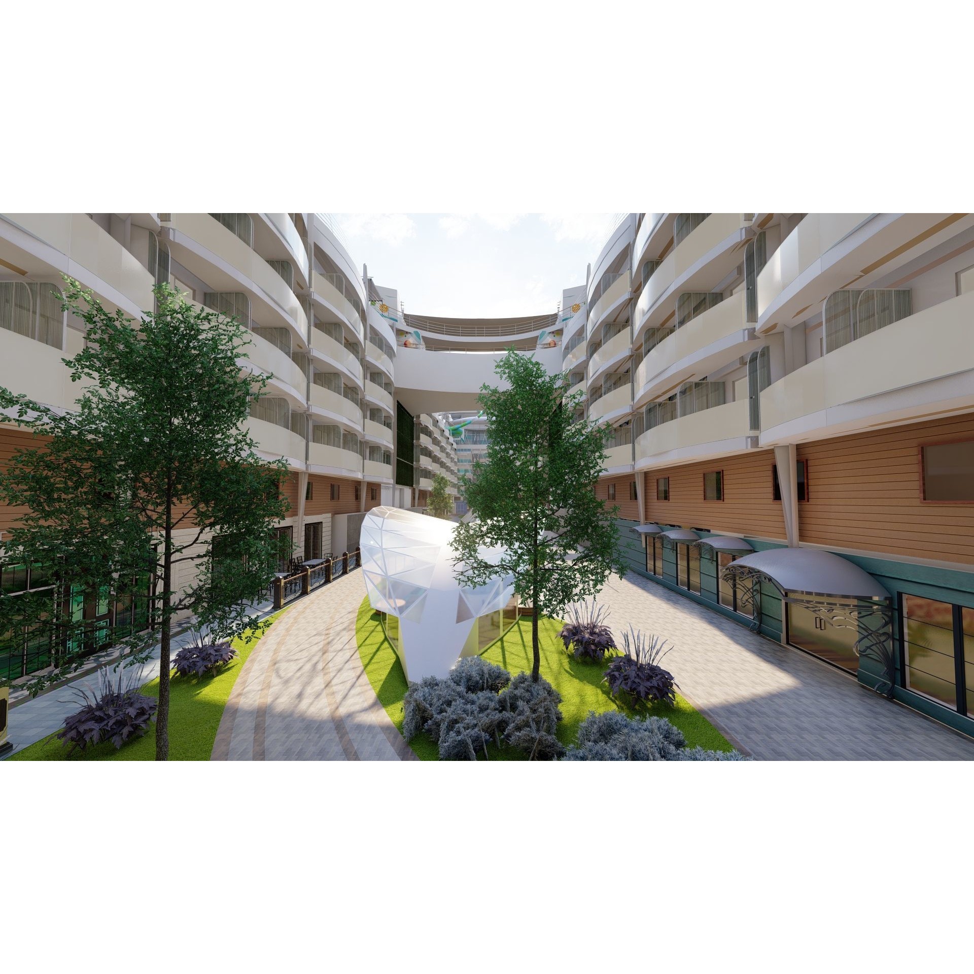 Oasis of the Seas - Detailed Interior 3D Model - View 24