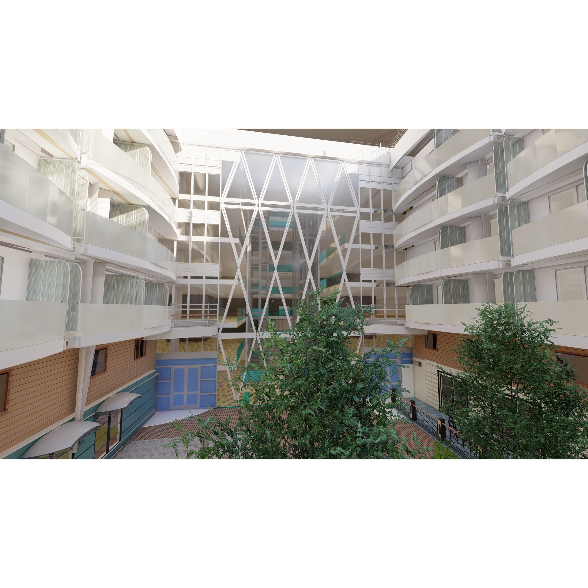 Oasis of the Seas - Detailed Interior 3D Model - View 25