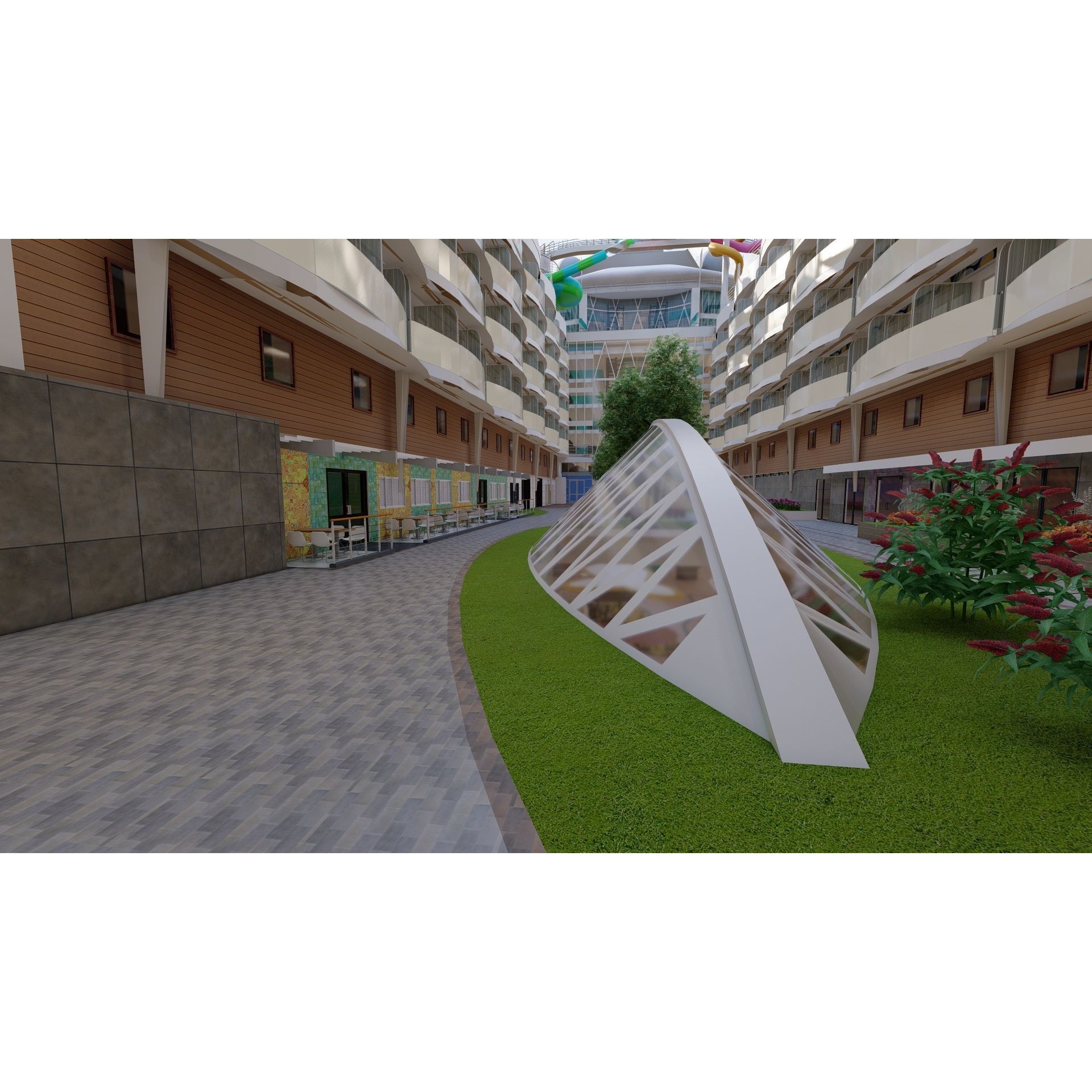 Oasis of the Seas - Detailed Interior 3D Model - View 26