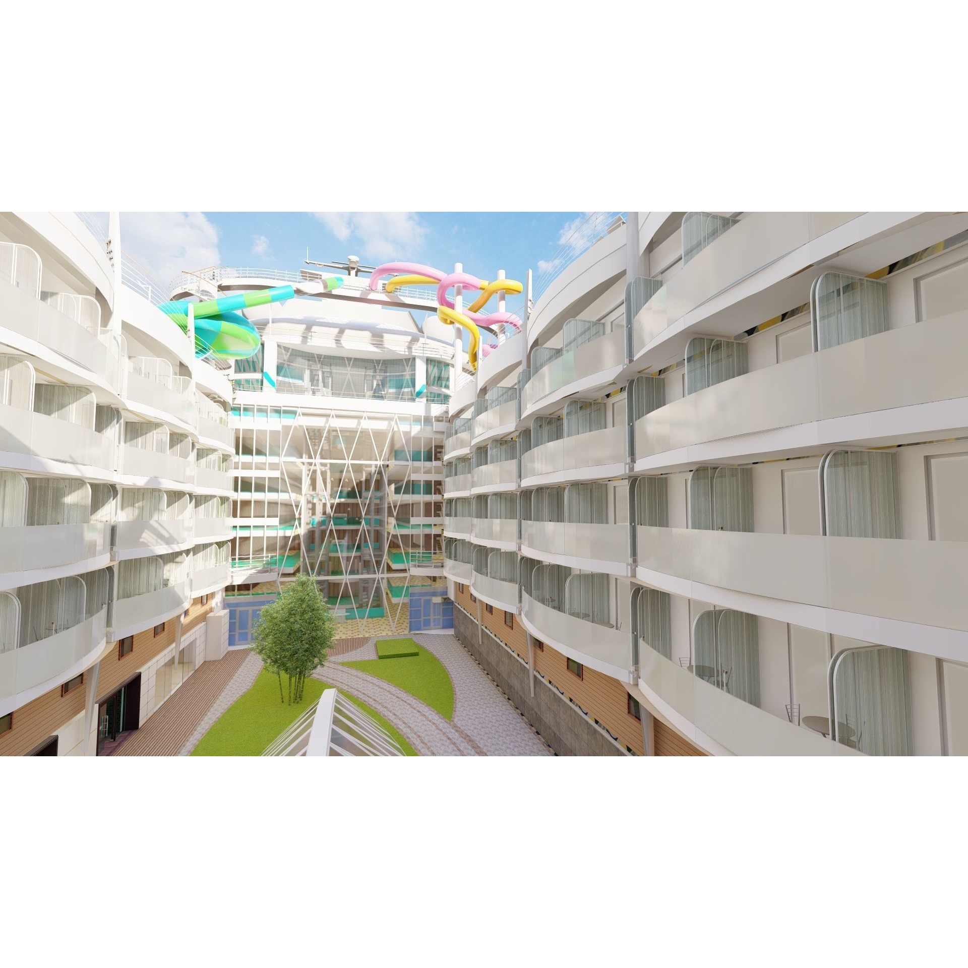 Oasis of the Seas - Detailed Interior 3D Model - View 27