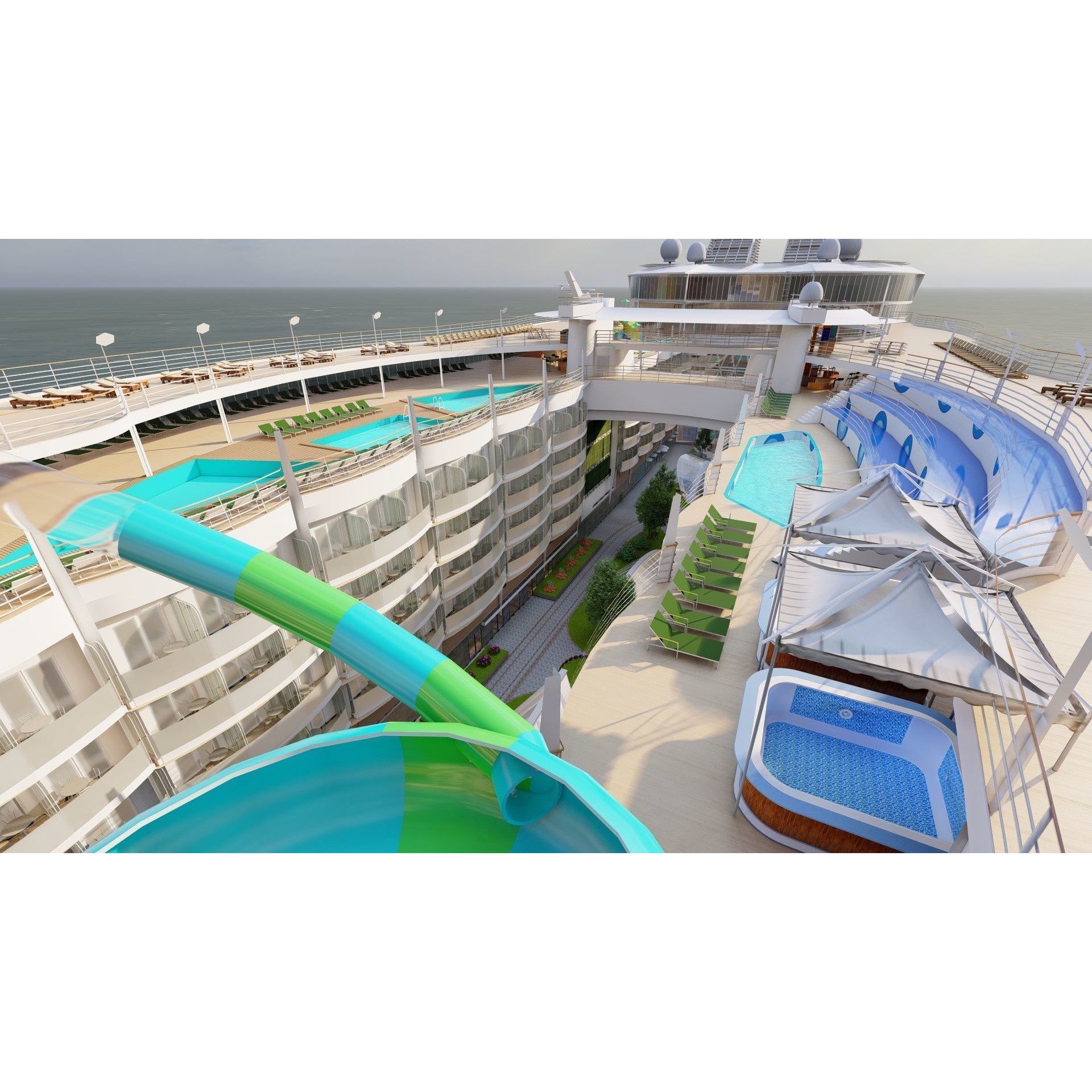 Oasis of the Seas - Detailed Interior 3D Model - View 30