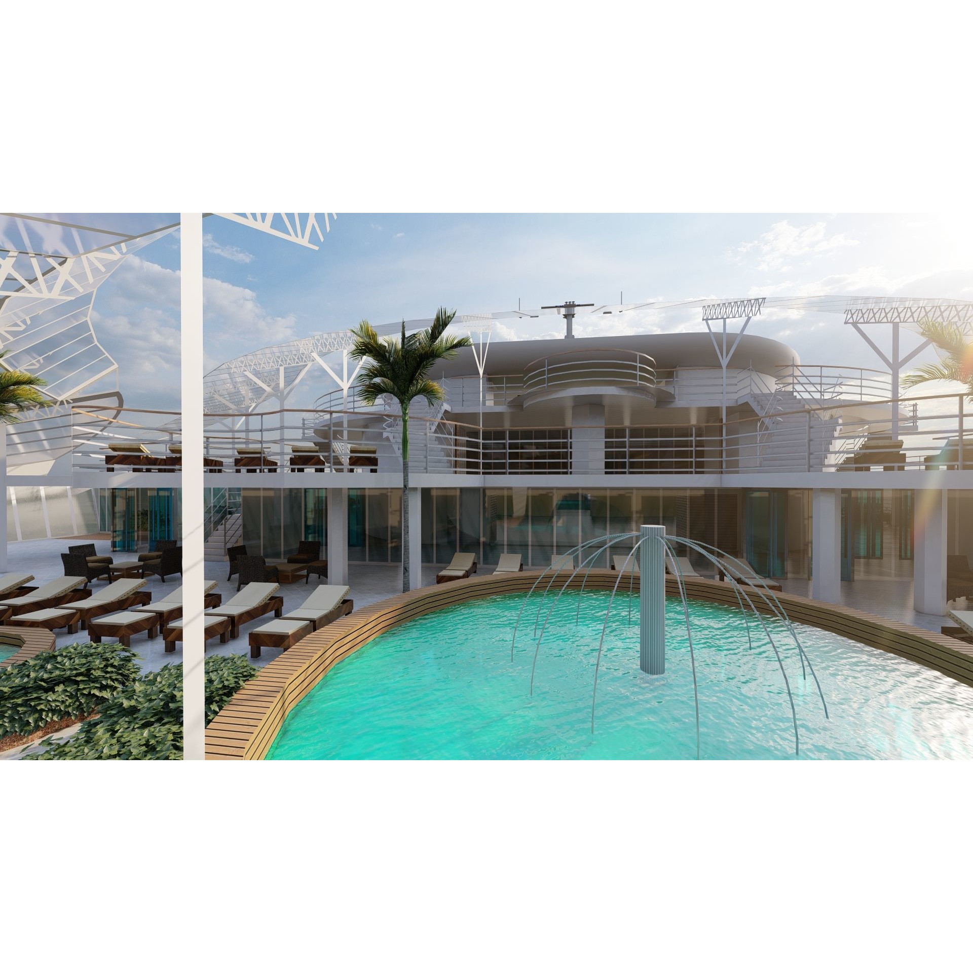 Oasis of the Seas - Detailed Interior 3D Model - View 34