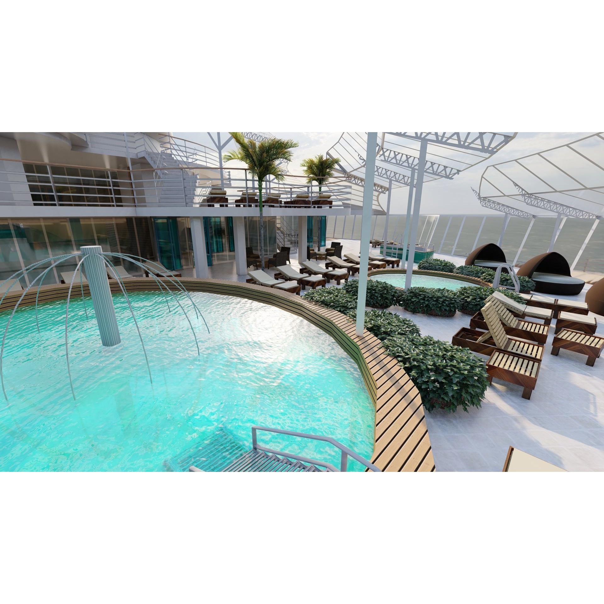 Oasis of the Seas - Detailed Interior 3D Model - View 35