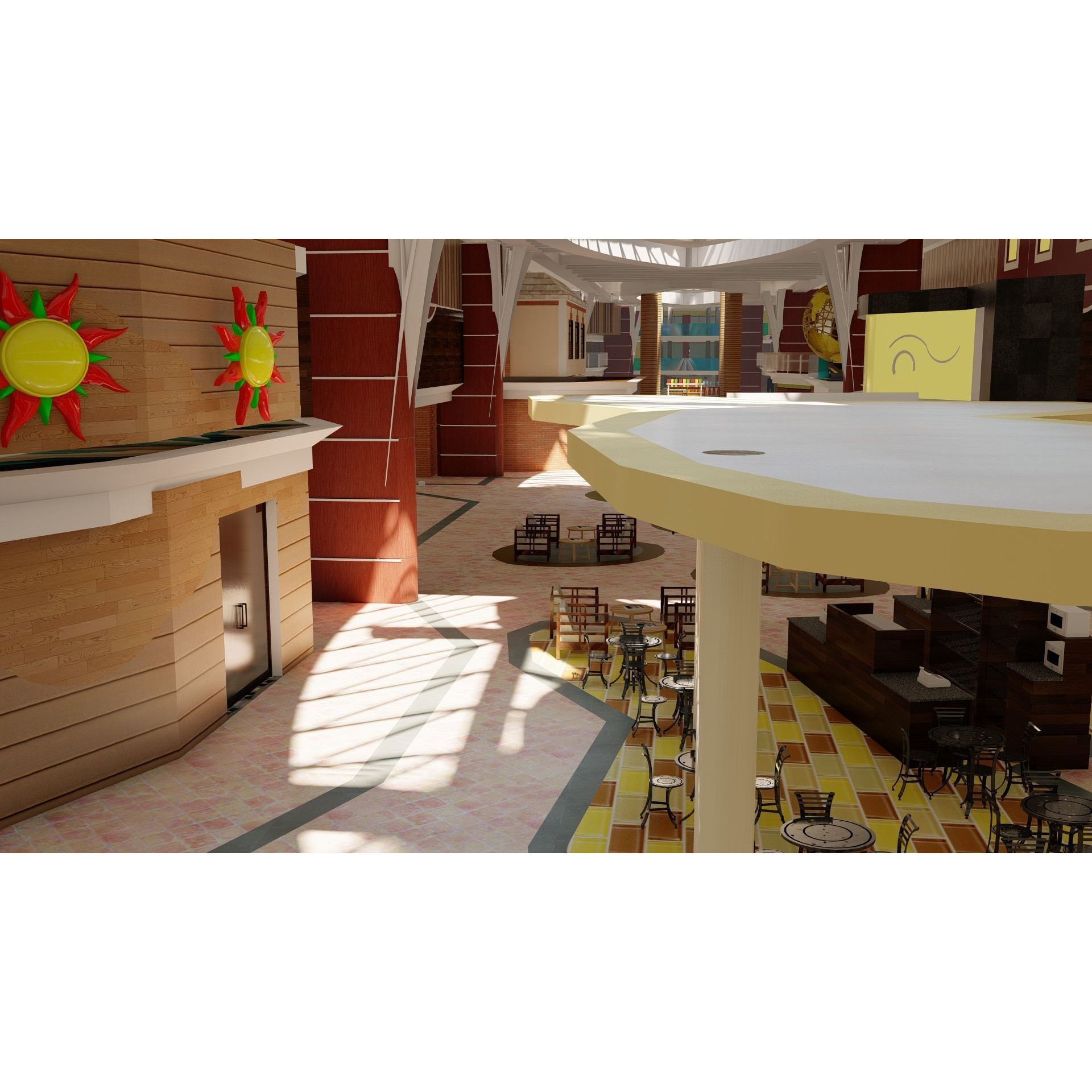 Oasis of the Seas - Detailed Interior 3D Model - View 41