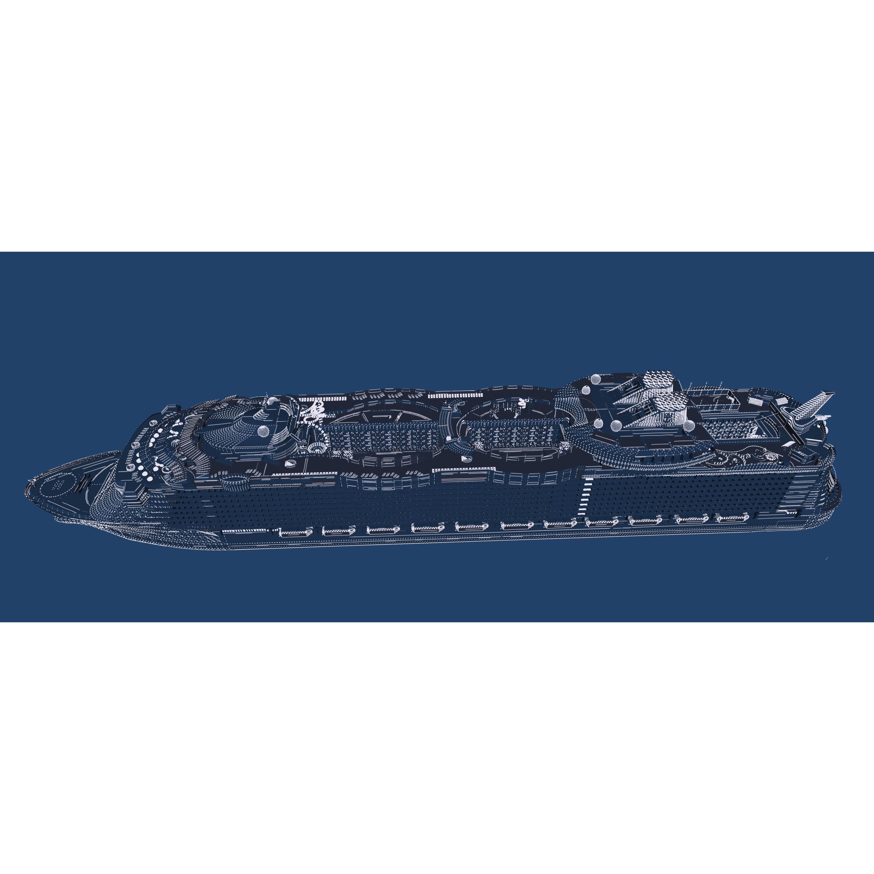 Oasis of the Seas - Detailed Interior 3D Model - View 45