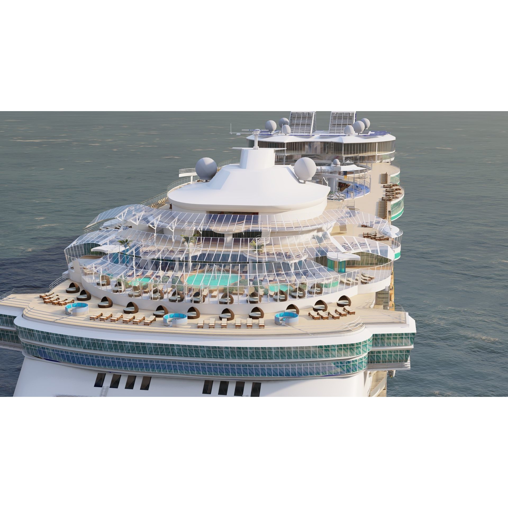 Oasis of the Seas - Detailed Interior 3D Model - View 6
