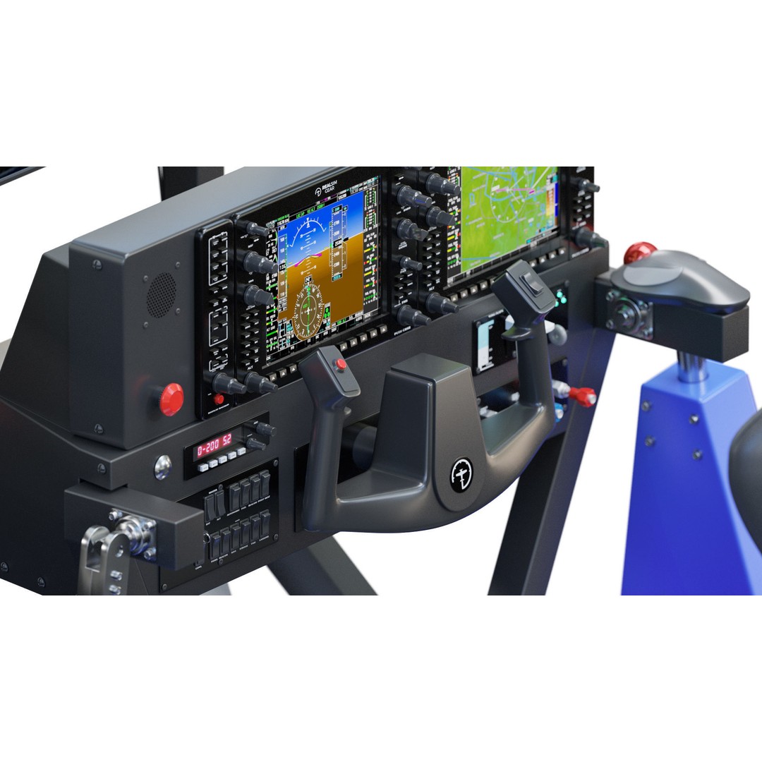 Flight Simulator 3D Model – Game Ready Aircraft Asset, FBX, OBJ - View 3