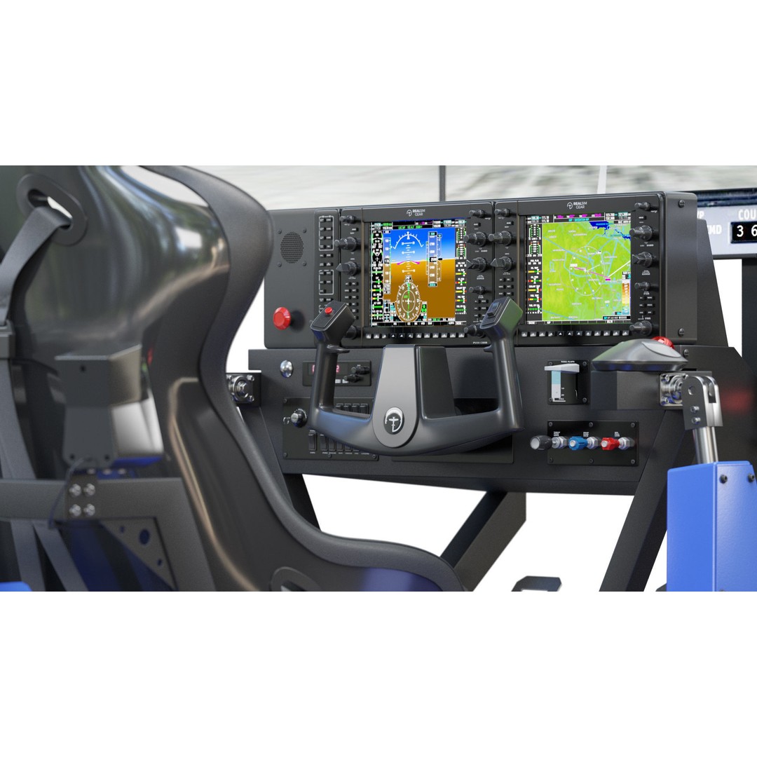 Flight Simulator 3D Model – Game Ready Aircraft Asset, FBX, OBJ - View 5