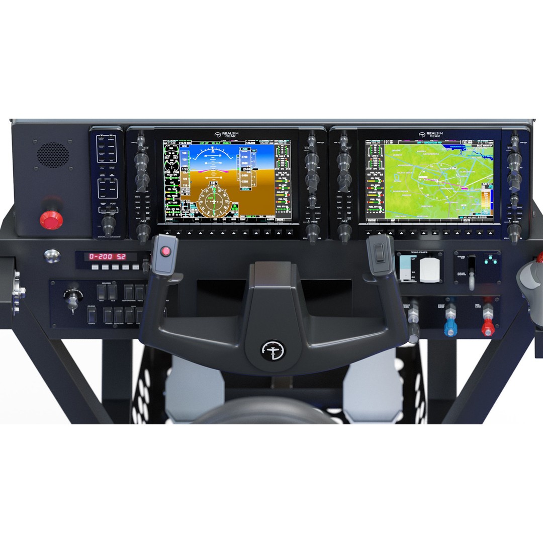 Flight Simulator 3D Model – Game Ready Aircraft Asset, FBX, OBJ - View 6