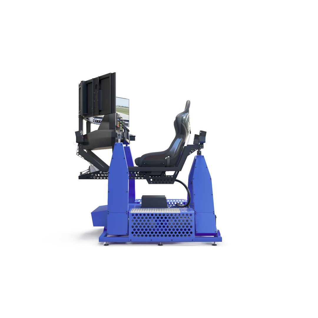 Flight Simulator 3D Model – Game Ready Aircraft Asset, FBX, OBJ - View 8