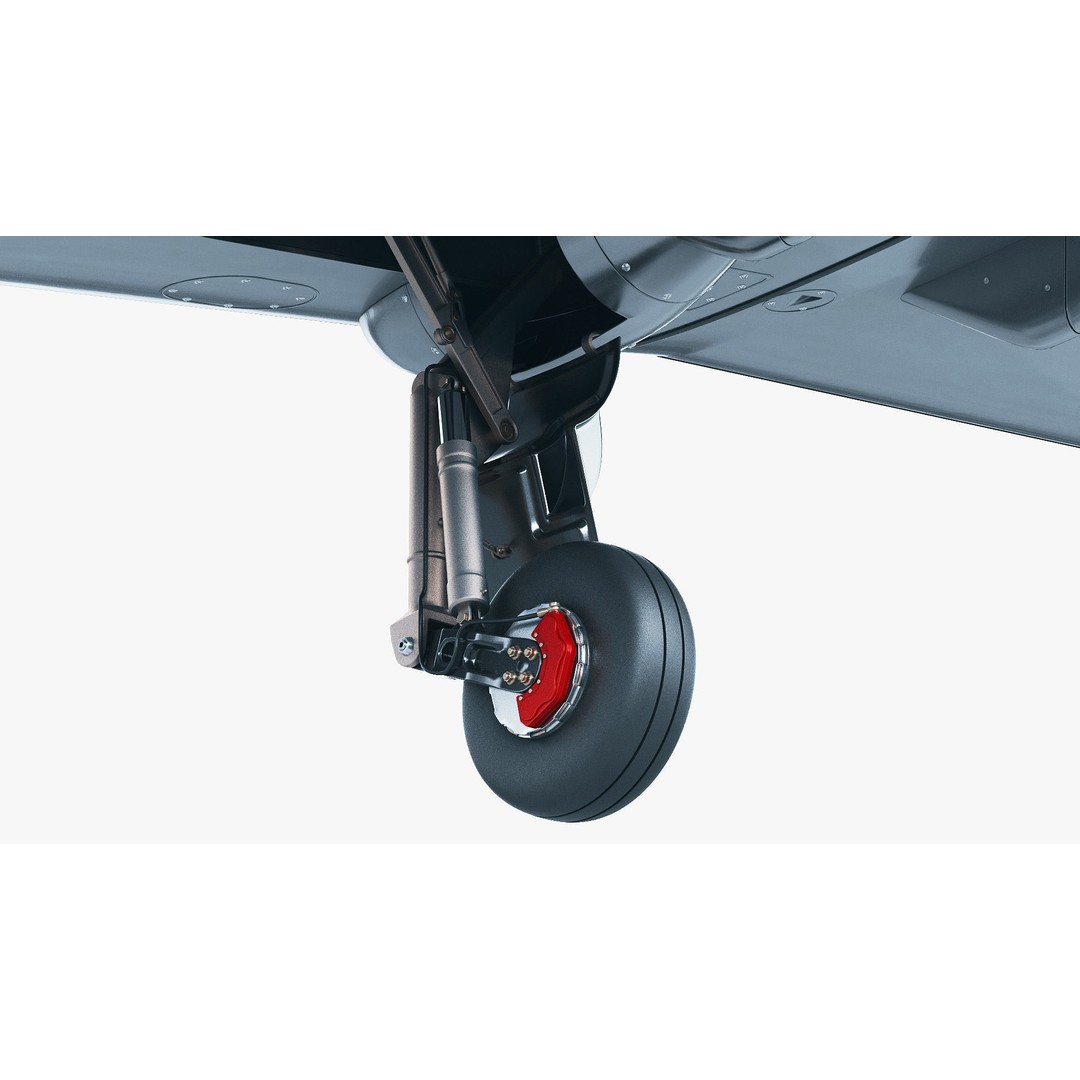 Diamond DA50 RG 3D Model – Detailed Aircraft with Textures, FBX, Blender - View 24