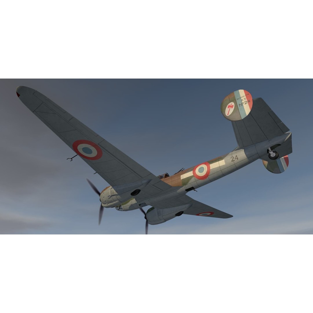 Bloch MB-174 3D Model – Historic WW2 Light Reconnaissance Bomber, FBX, OBJ