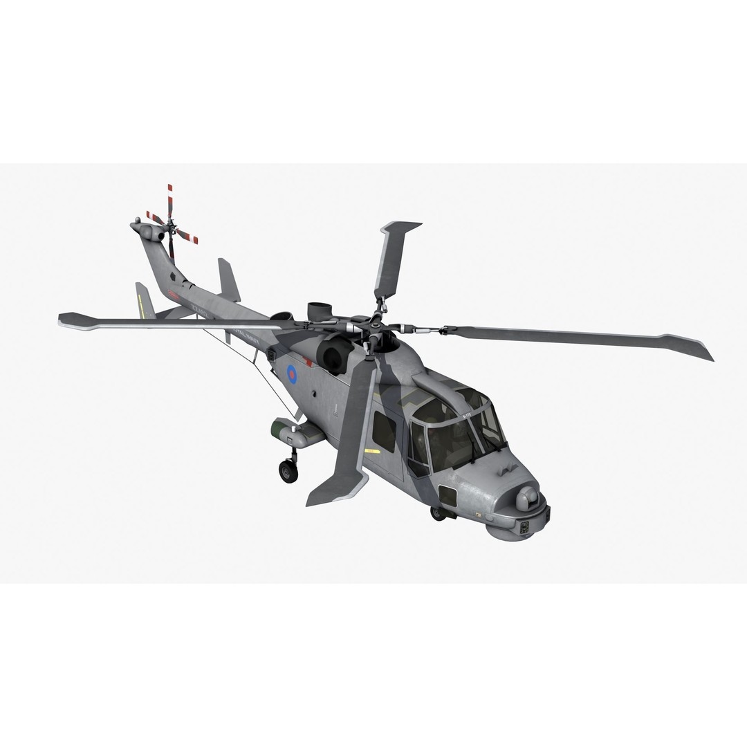 AW159 Navy Wildcat Helicopter 3D Model – PBR Game-Ready Asset, FBX - View 21