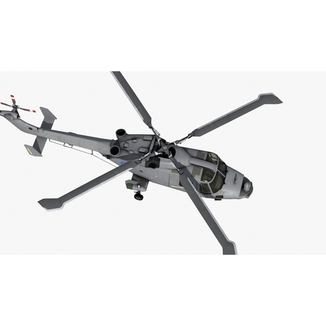 AW159 Navy Wildcat Helicopter 3D Model – PBR Game-Ready Asset, FBX - View 25