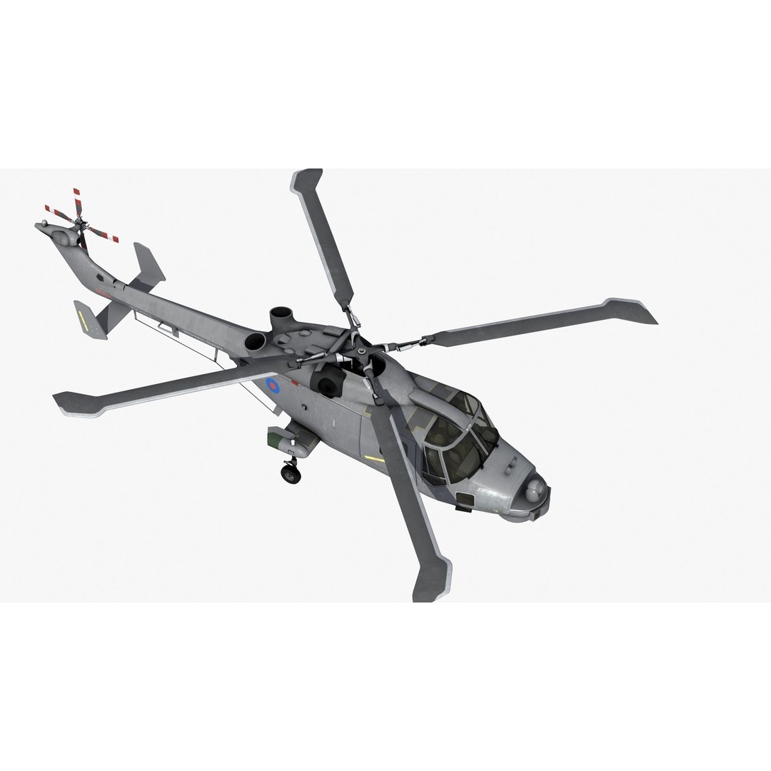 AW159 Navy Wildcat Helicopter 3D Model – PBR Game-Ready Asset, FBX - View 29