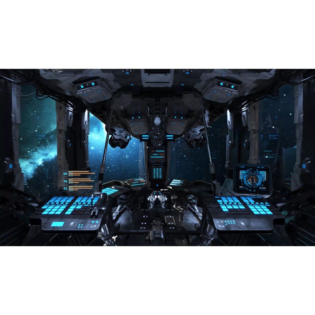Spaceship Cockpit 3D Model – High Poly Sci-Fi Interior, FBX, OBJ - View 2