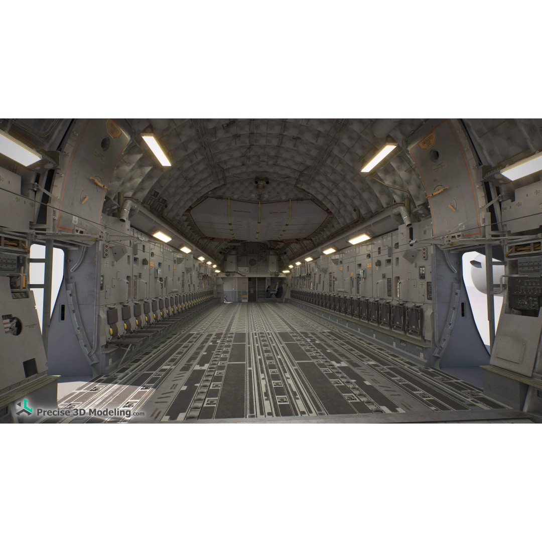 C-17 Globemaster III 3D Model – Ultra Detailed Military Transport Aircraft, FBX - View 27