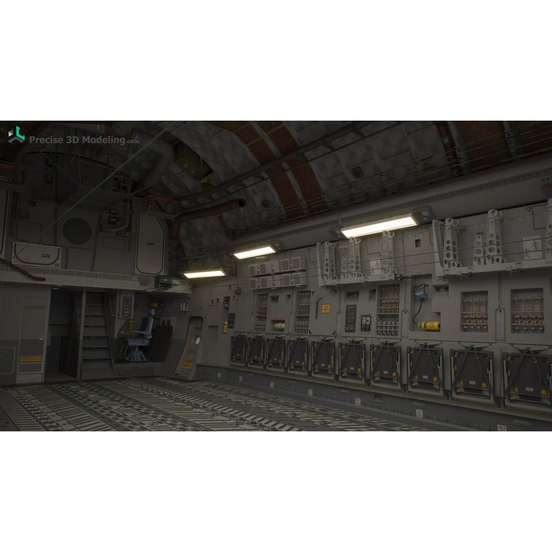 C-17 Globemaster III 3D Model – Ultra Detailed Military Transport Aircraft, FBX - View 28