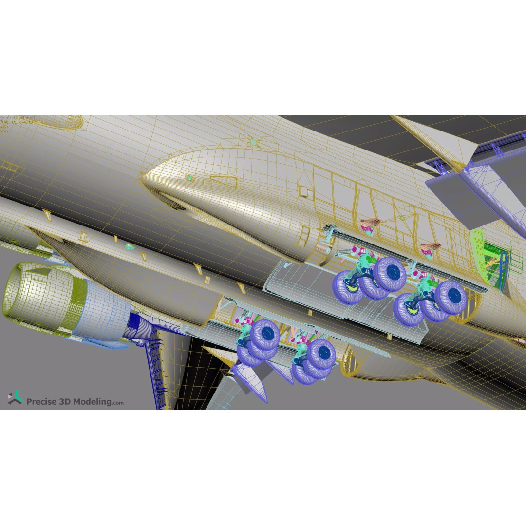 C-17 Globemaster III 3D Model – Ultra Detailed Military Transport Aircraft, FBX - View 36