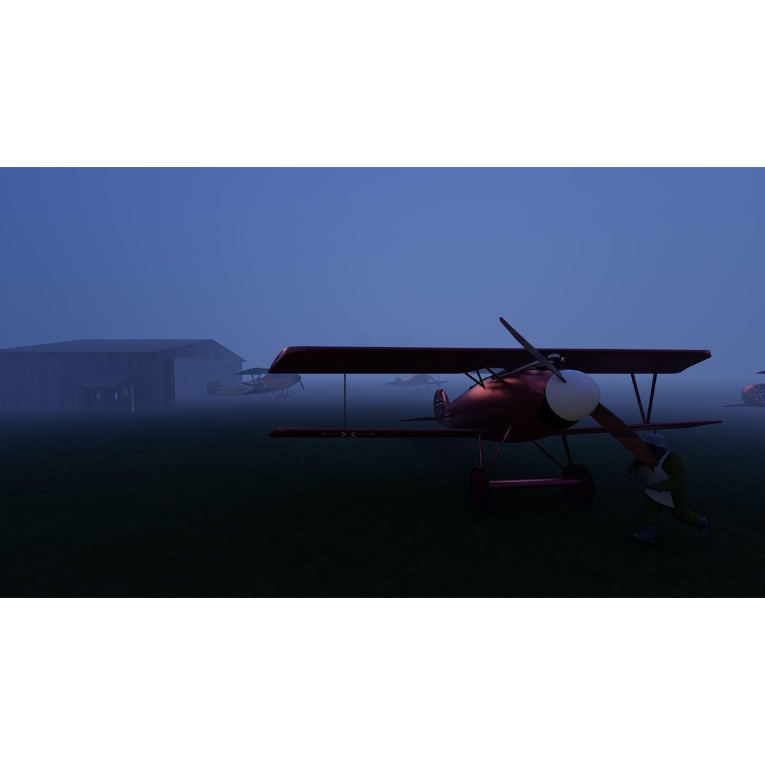 WW1 Airport 3D Model – Detailed Historic Scene, SketchUp, FBX - View 19