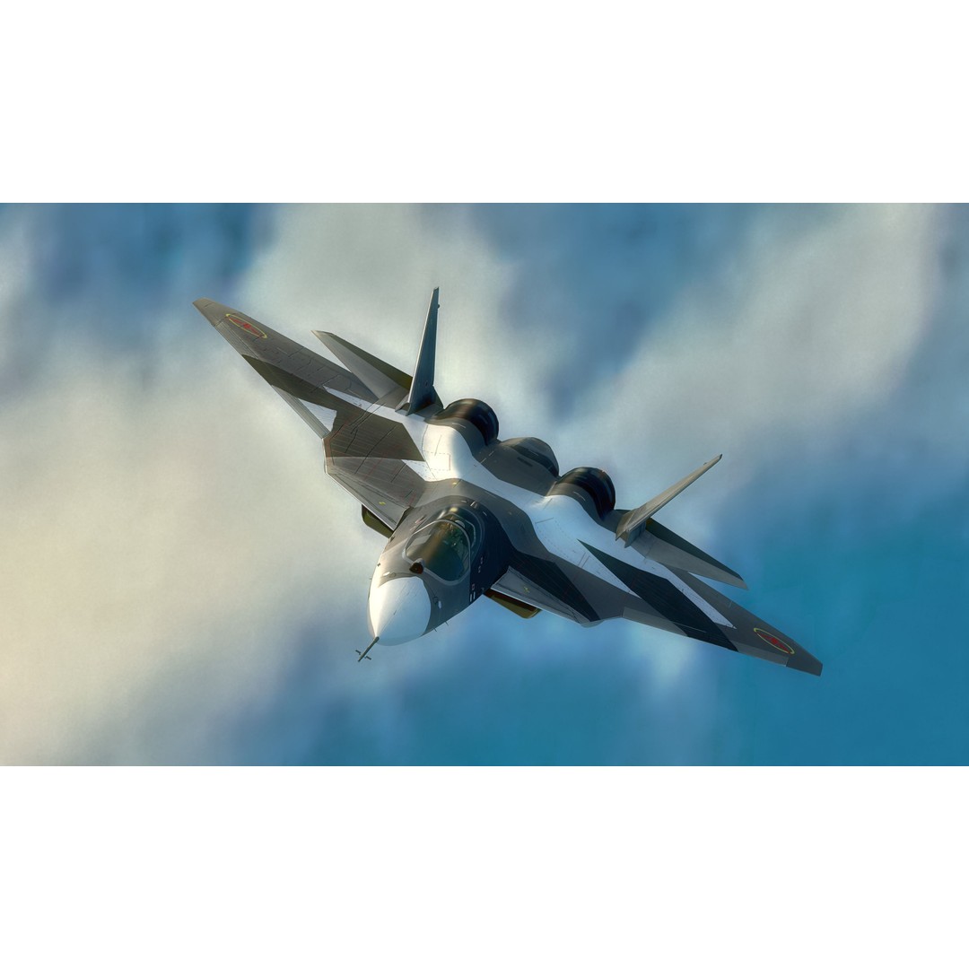 SU57 Felon 3D Model – Low Poly Fully Rigged Jet with High Res Textures - View 24