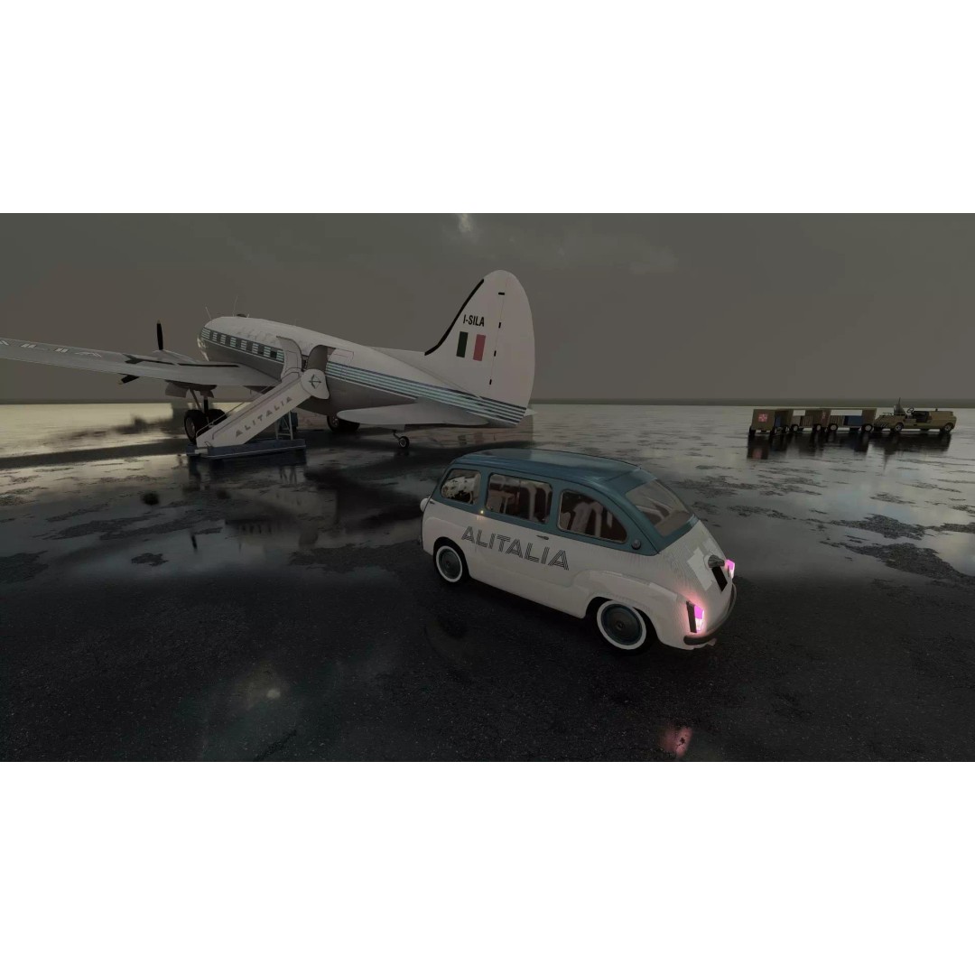 Curtiss C-46 Commando 3D Model – Detailed Aircraft Interior & Exterior - View 32