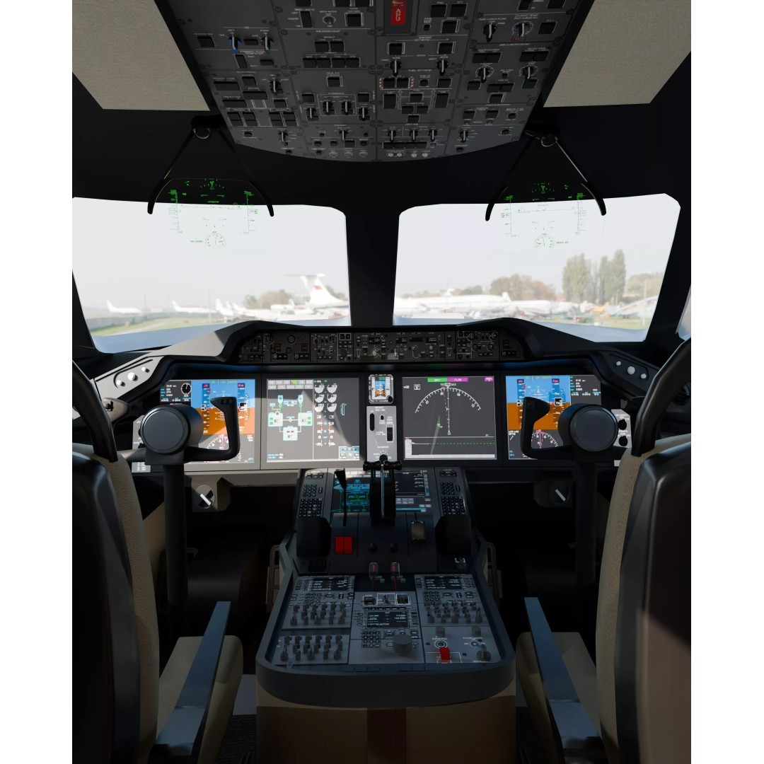 Phenom 300 3D Model – Luxury Jet, Complete Interior and Exterior - View 11