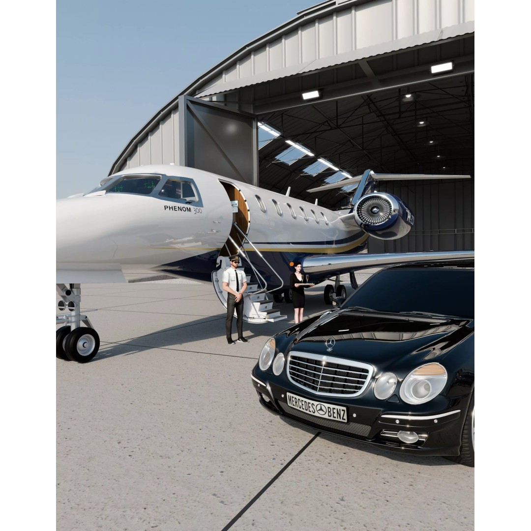 Phenom 300 3D Model – Luxury Jet, Complete Interior and Exterior - View 2