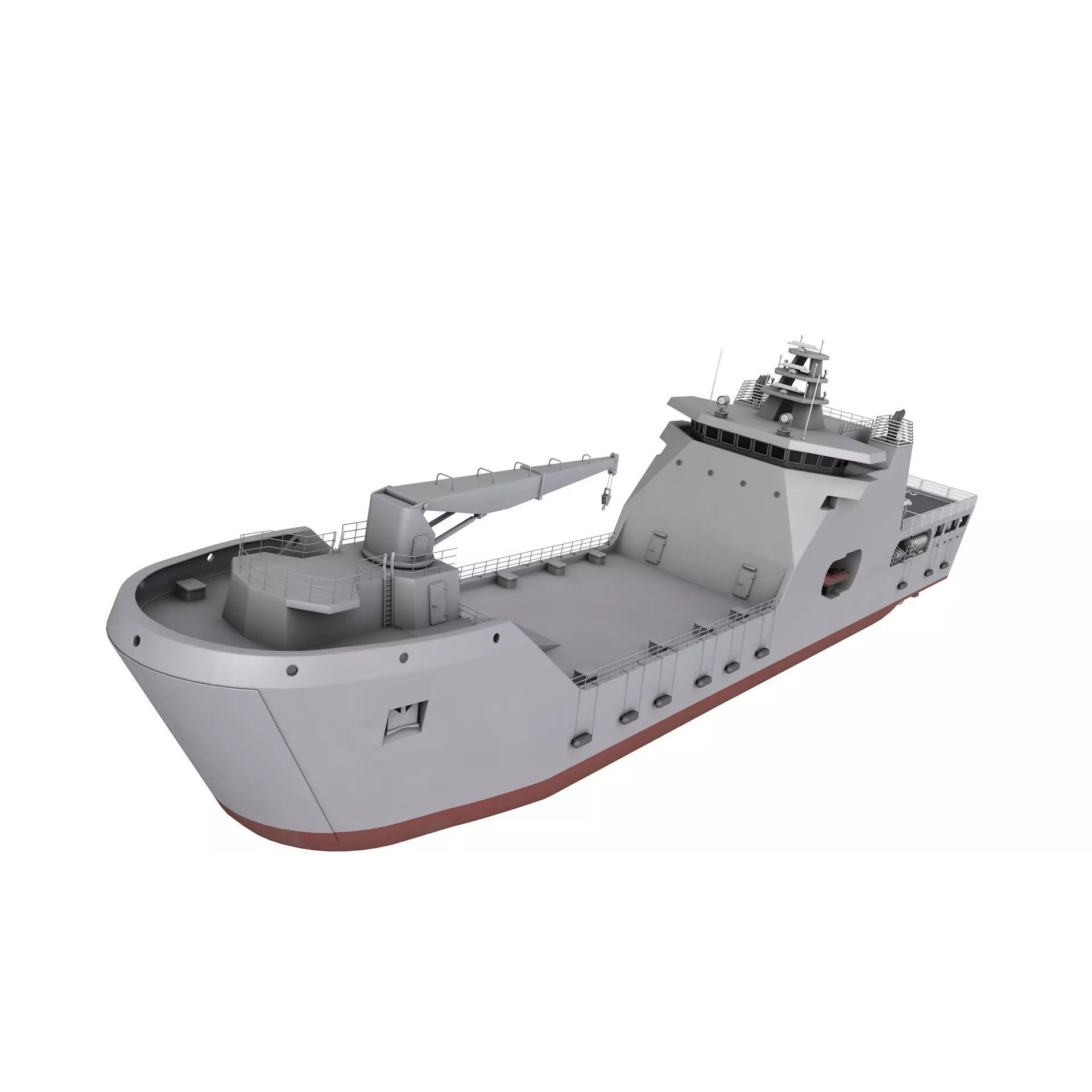 LST 100 - Low-Poly Game-Ready 3D Model - View 4