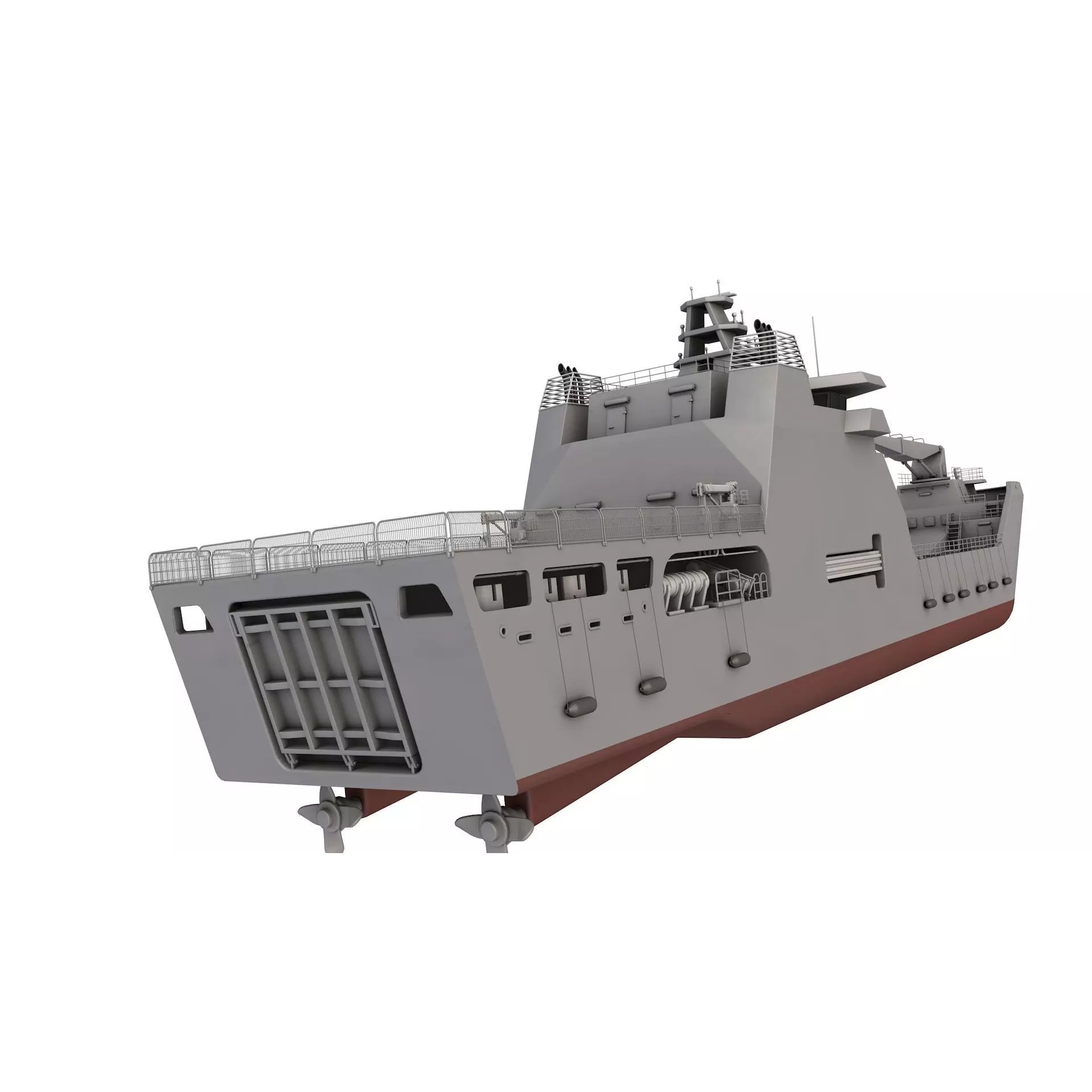 LST 100 - Low-Poly Game-Ready 3D Model - View 5